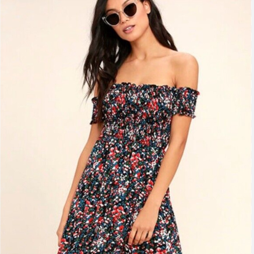 Lulus View from the Meadow midi dress